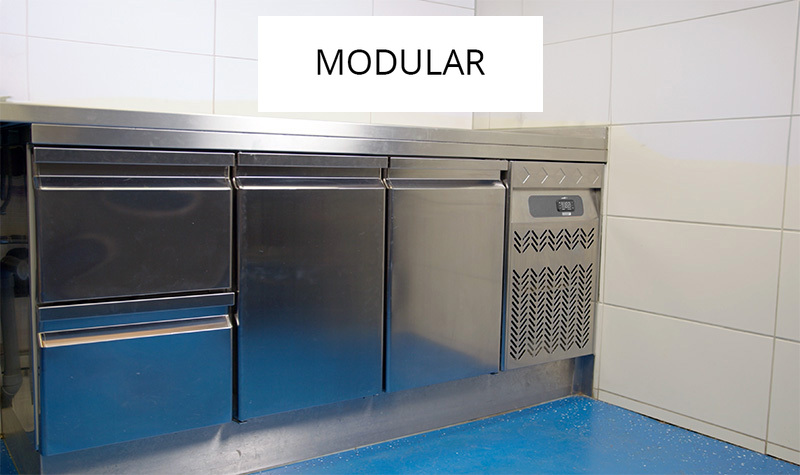 Modular koelwerkbank